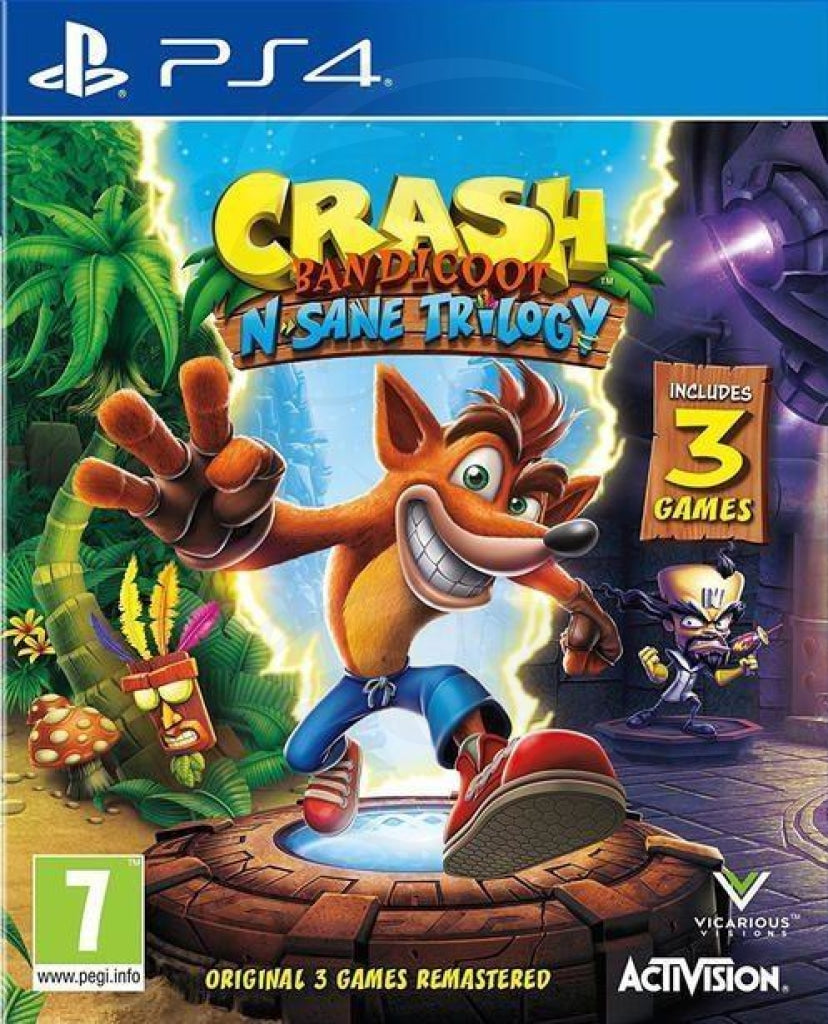 Crash Bandicoot N. Sane Trilogy - PlayStation 4 Crash Bandicoot N. Sane Trilogy - PlayStation 4